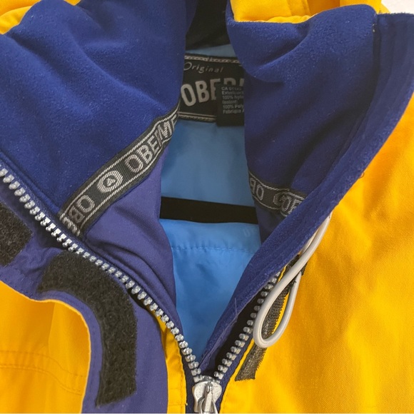 Obermeyer Ski Jacket Stabilizer ll Winter Coat Yellow Snowboard 🏂 sport - Picture 14 of 14